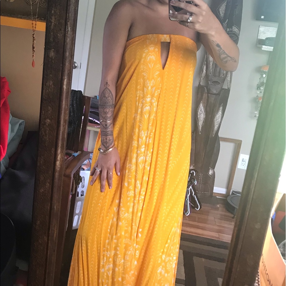 Indah dress yellow orange